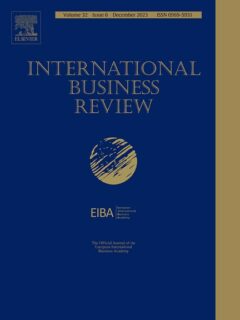 Towards entry "New publication  “What drives the dissemination of CSR practices in global value chains? An institutional and psychological perspective”"